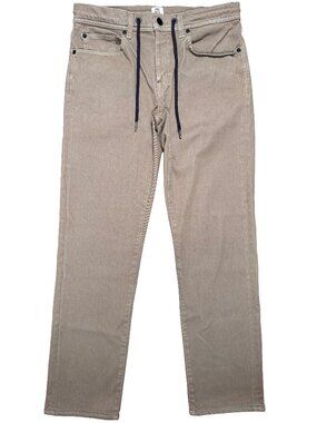 Hiroshi Kato The Pen Slim Drawstring Chino Pants Old Khaki Green mens size 30x29